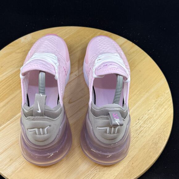 NIKE AIR MAX 270 'PINK FOAM COLLEGE GREY PLATINUM VIOL IB4435-663 Size 7y/ 8.5 W - Picture 8 of 10